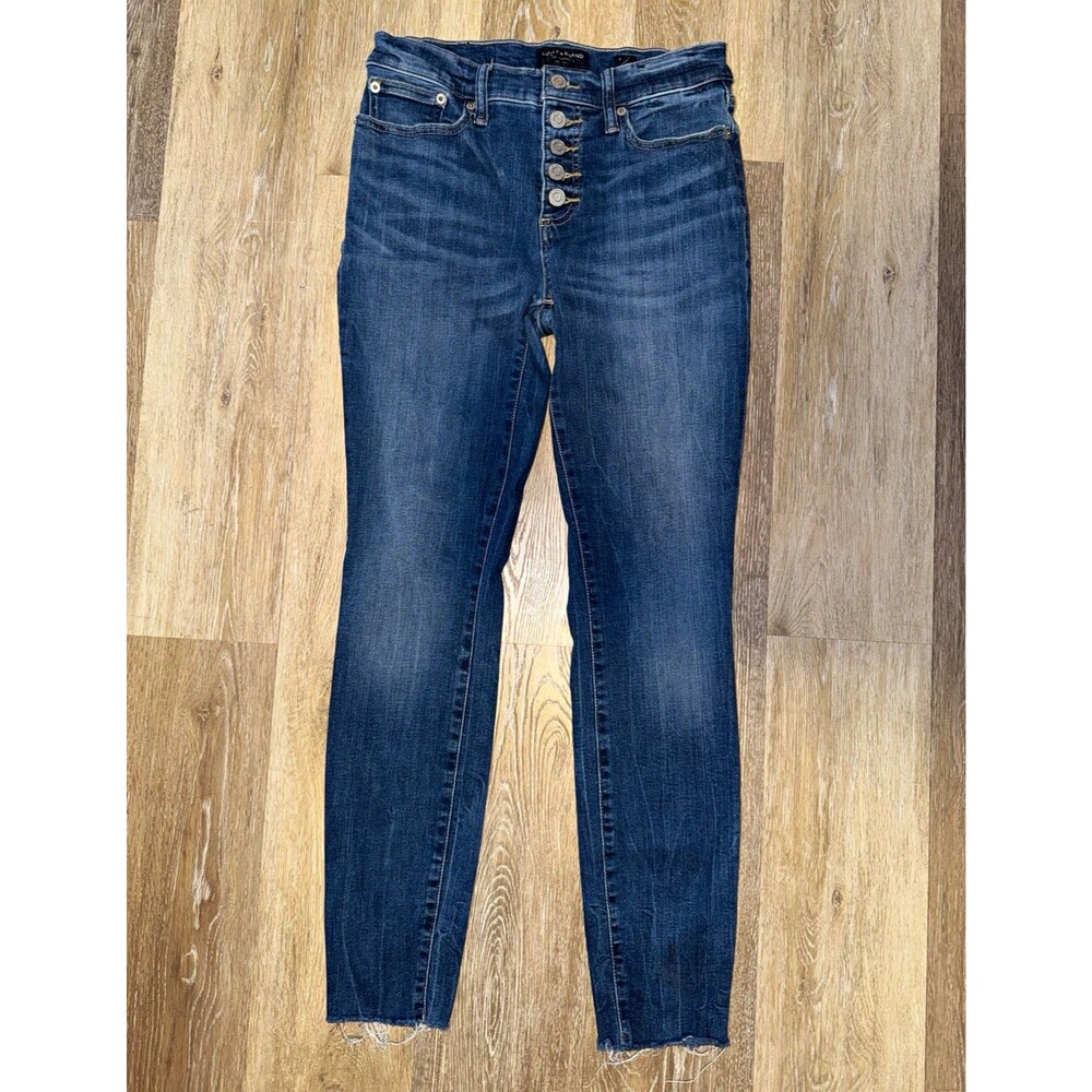 Lucky Brand Women’s Blue Denim Skinny Jeans Size 6 Regular SKU-#19
